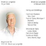 Hen Slooves overleden